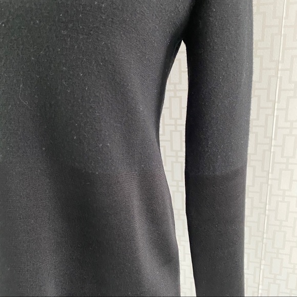 COS Black Long Sleeve Wool Blend Top - Picture 6 of 10